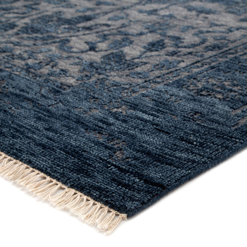 Jaipur Living Abington Hand-Knotted Medallion Blue/ Gray Area Rug - Modern Rug Importers