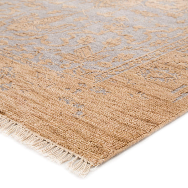 Jaipur Living Abington Hand-Knotted Medallion Tan/ Gray Area Rug - Modern Rug Importers