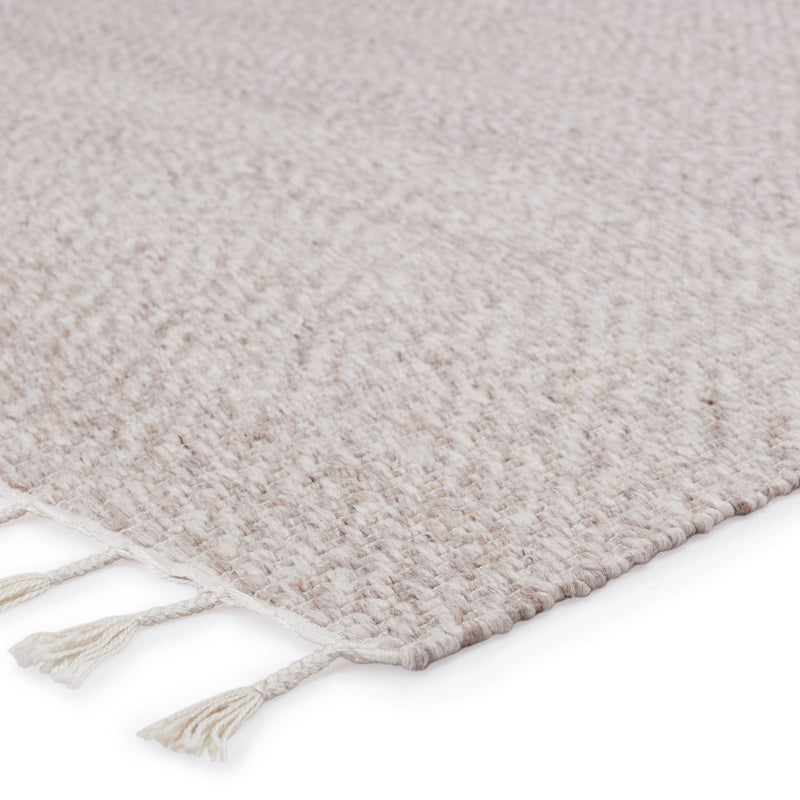 Jaipur Living Adria Indoor/ Outdoor Solid Cream/ Gray Area Rug - Modern Rug Importers