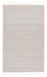 Jaipur Living Adria Indoor/ Outdoor Solid Cream/ Gray Area Rug - Modern Rug Importers