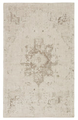 Barclay Butera by Jaipur Living Canyon Handmade Medallion Ivory/ Light Gray Area Rug - Modern Rug Importers