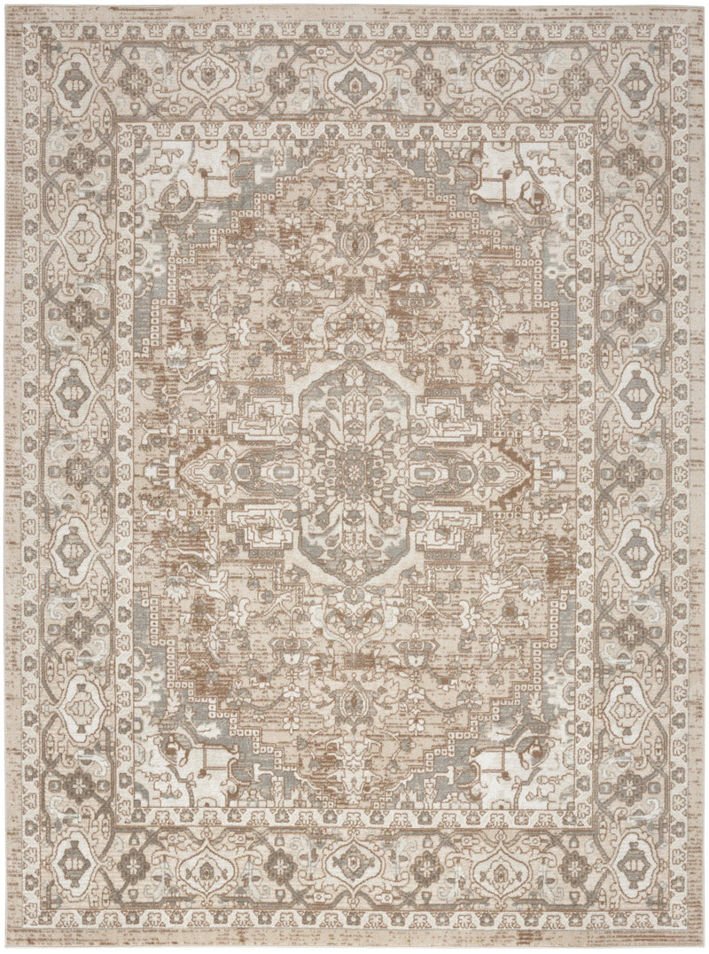 Nourison Quarry QUA05 Beige Vintage Indoor Rug