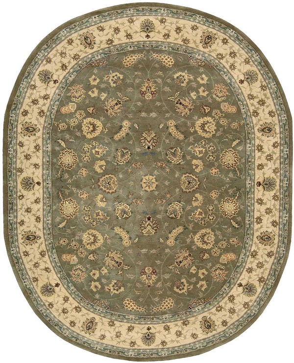 N N 2000 Olive Traditional Indoor Rug