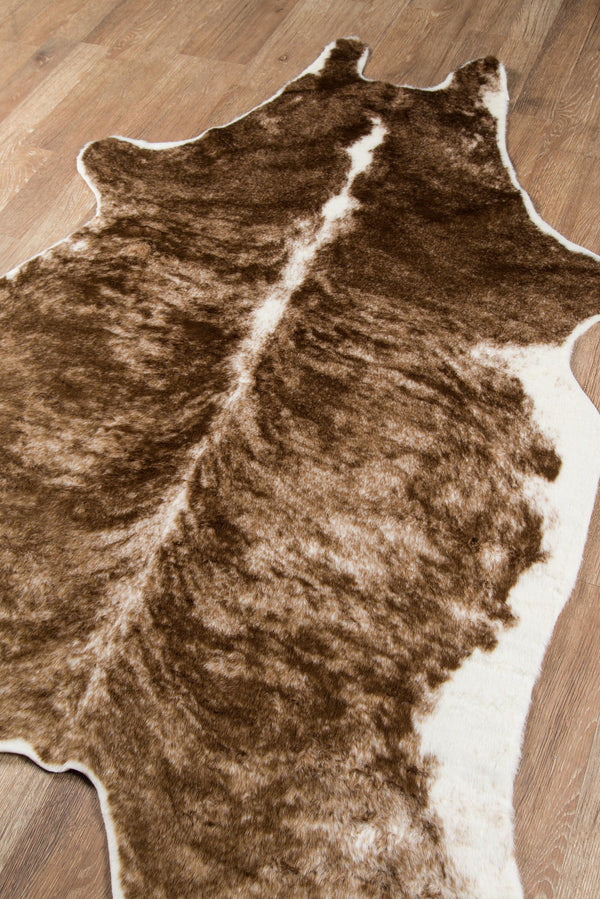 Acadia Brown Brindle Designer Animal Print Area Rug - Modern Rug Importers