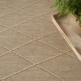 Nourison Washable Solutions WSL01 Natural Modern Rug