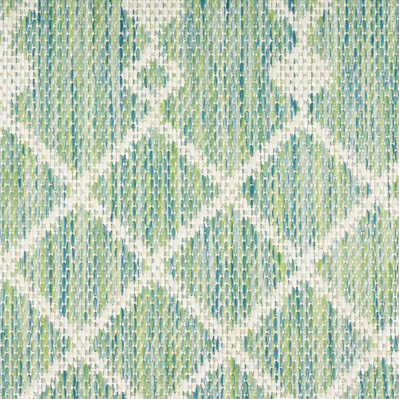 Nourison Positano POS02 Blue Green Modern Rug