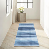 Calvin Klein Launder CK031 Aqua Modern Indoor Rug