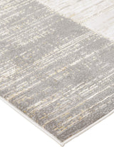 Aura Luxe Modern Rug, Gray/Beige/Gold, 5ft x 8ft Area Rug - Modern Rug Importers