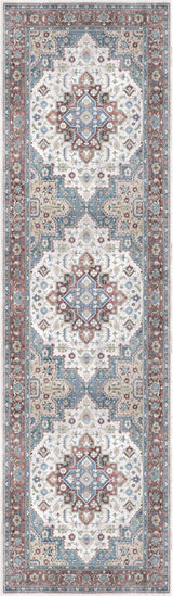 Nourison Vintage Home VNH04 Ivory Red Bohemian Indoor Rug