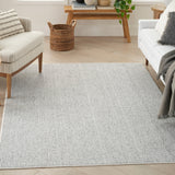 Nourison Natural Texture NTX01 Ivory Grey Farmhouse Indoor Rug