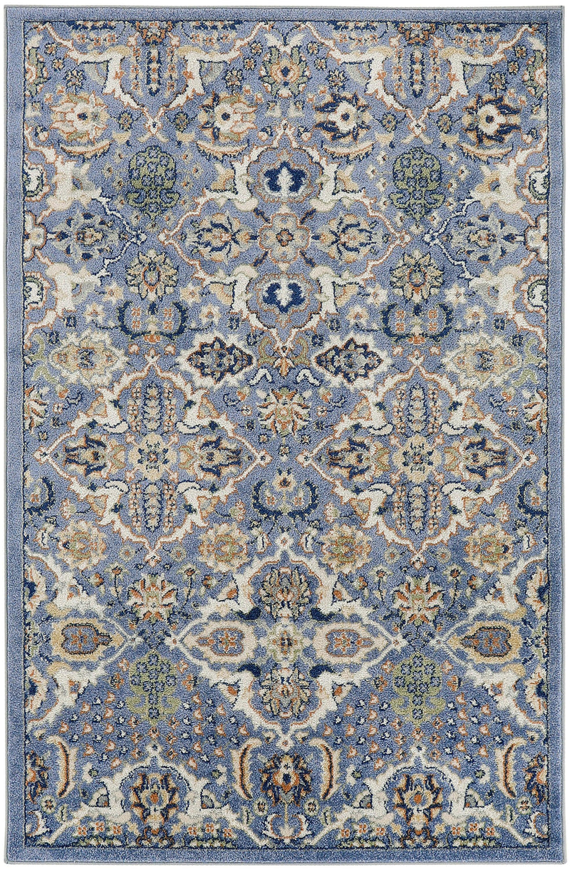 Nourison Home ALR03 Allur Light Blue Bohemian Indoor Rug