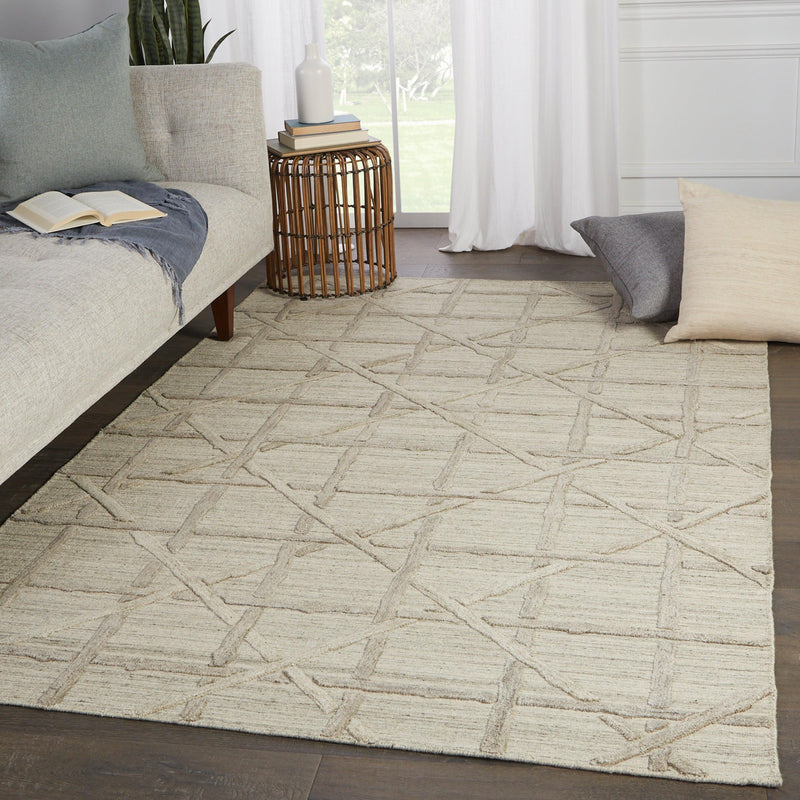 BBB02 Brentwood by Barclay Butera - Jaipur Living Mandeville Handmade Trellis Area Rug - Modern Rug Importers