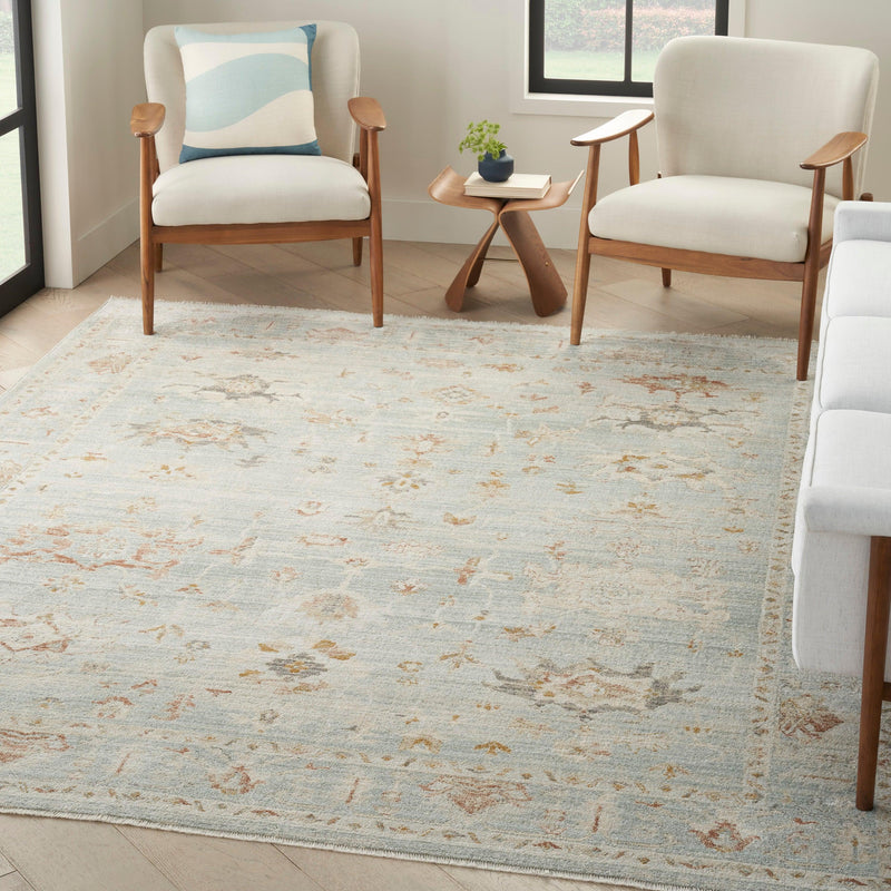 Nourison Traditional Home TRH02 Light Blue Vintage Indoor Rug