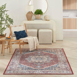 Nourison Vintage Home VNH01 Red Blue Bohemian Indoor Rug