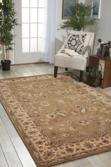 N N 2000 Olive Traditional Indoor Rug