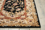 N N 2000 Black Traditional Indoor Rug