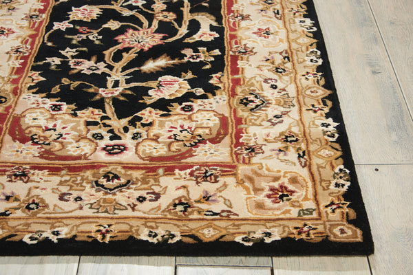 N N 2000 Black Traditional Indoor Rug