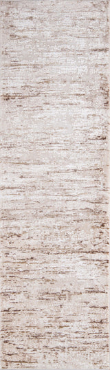 Cannes Beige Designer Abstract Runner Rug - Modern Rug Importers