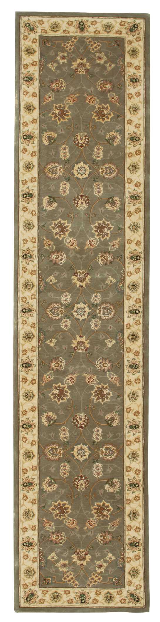 N N 2000 Olive Traditional Indoor Rug