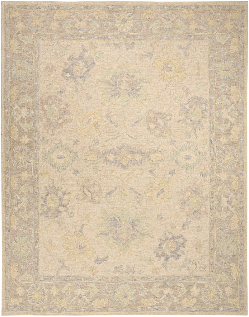 Nourison Maison 9'9" x 13'9" Ivory Taupe Vintage Indoor Rug