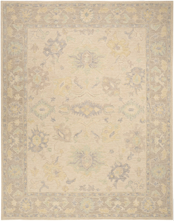 Nourison Maison 9'9" x 13'9" Ivory Taupe Vintage Indoor Rug