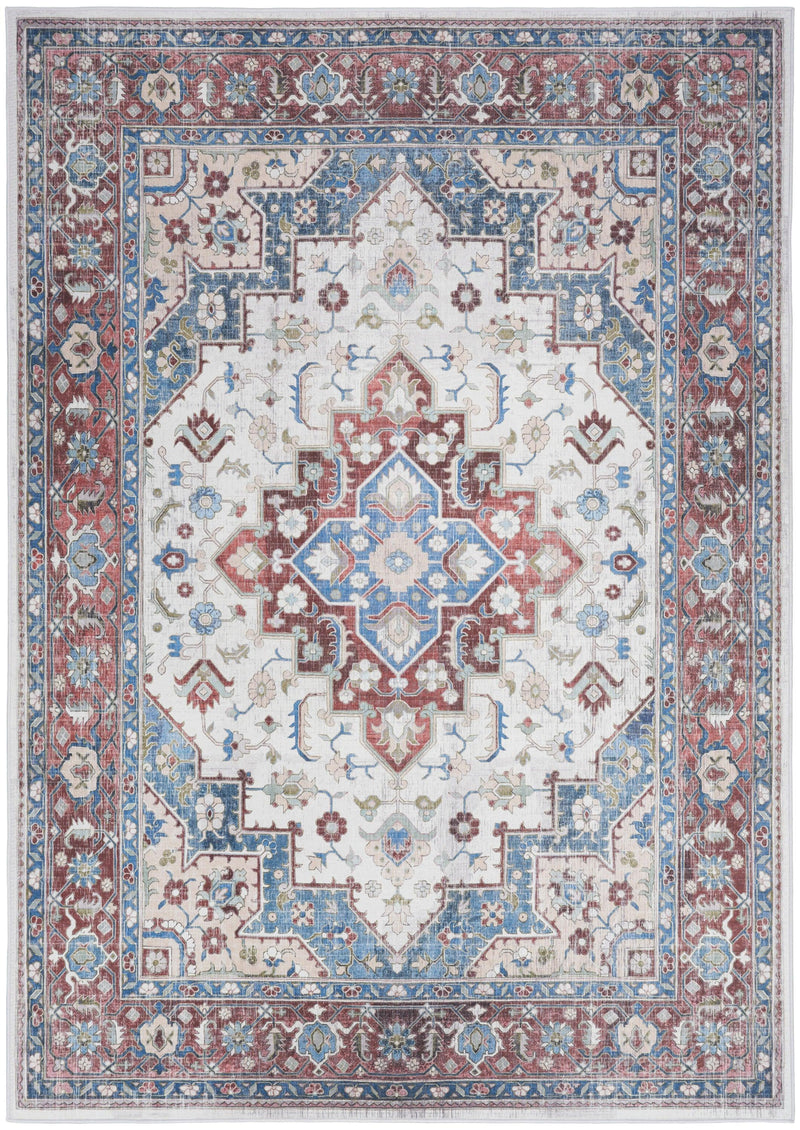 Nourison Vintage Home VNH04 Ivory Red Bohemian Indoor Rug