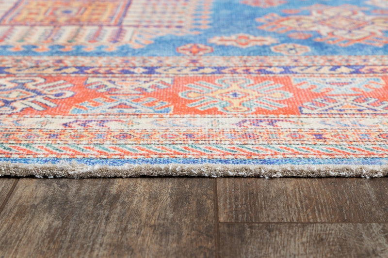 Chandler Blue Designer Oriental Area Rug - Modern Rug Importers