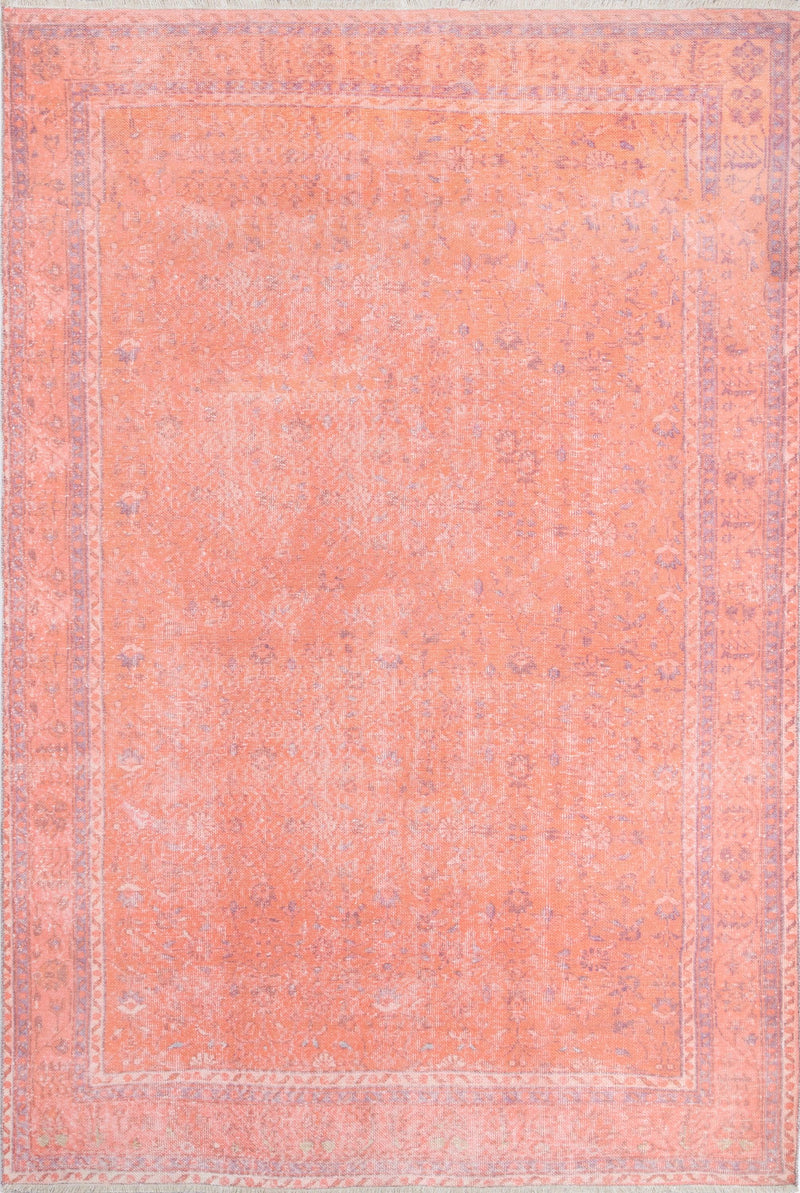 Chandler Coral Designer Oriental Area Rug - Modern Rug Importers