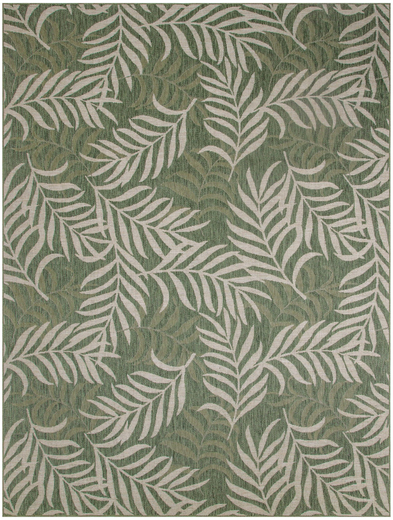 Nourison Garden Oasis GOA01 Green Ivory Outdoor Rug