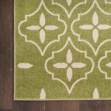 Nourison Nourison Essentials NRE04 Green Ivory Modern Rug