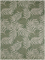 Nourison Garden Oasis GOA01 Green Ivory Outdoor Rug