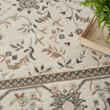 Nourison Serenity Home SRH02 Ivory Mocha Vintage Indoor Rug