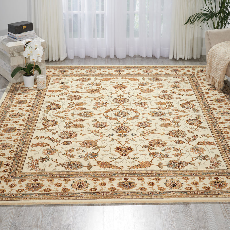 N N 2000 Ivory Traditional Indoor Rug