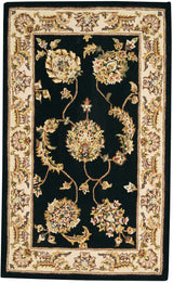 N N 2000 Black Traditional Indoor Rug