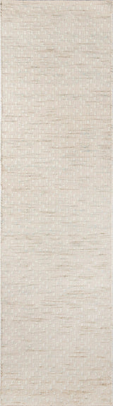 Dartmouth Beige Bartlett Hand Woven Abstract Runner Rug - Modern Rug Importers