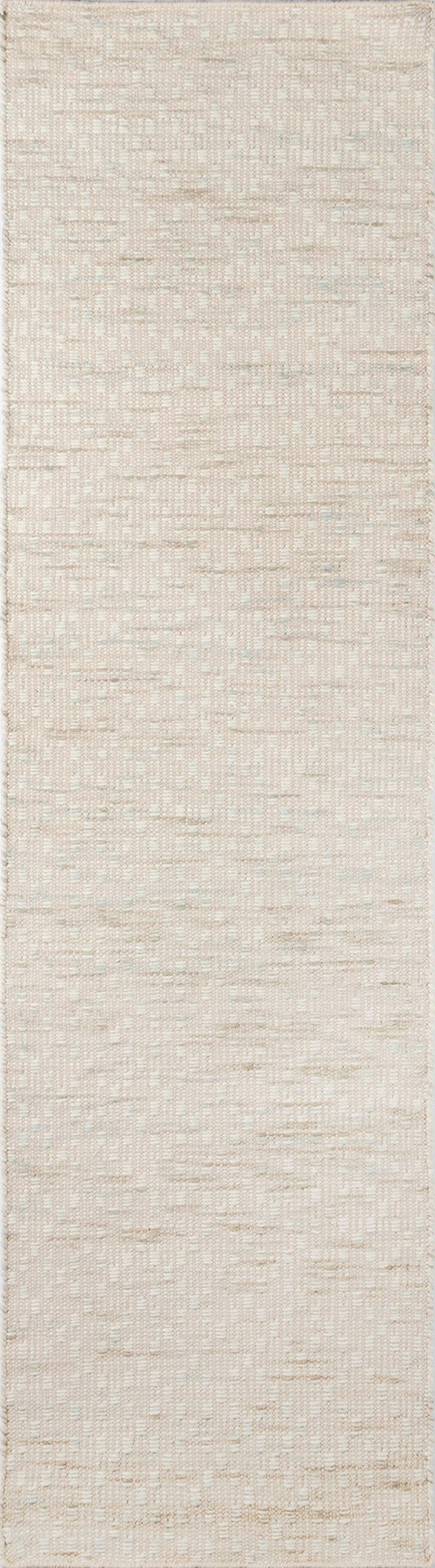 Dartmouth Beige Bartlett Hand Woven Abstract Runner Rug - Modern Rug Importers