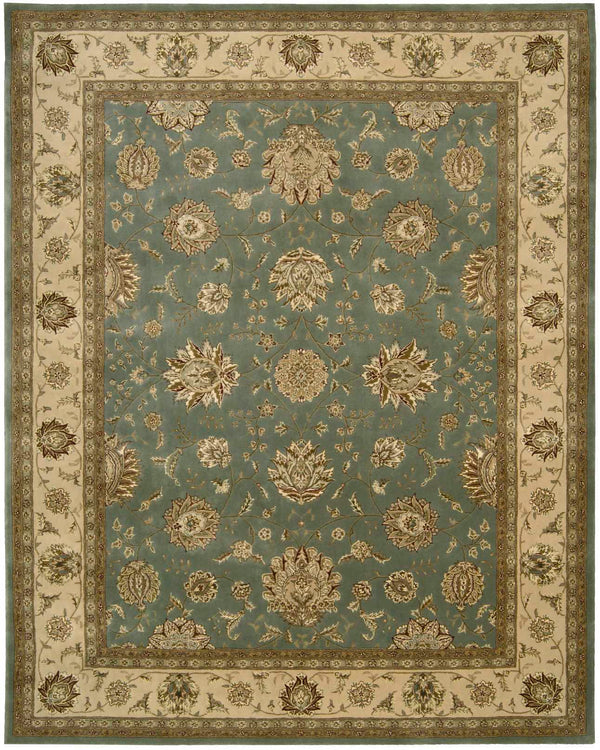 N N 2000 Blue Traditional Indoor Rug