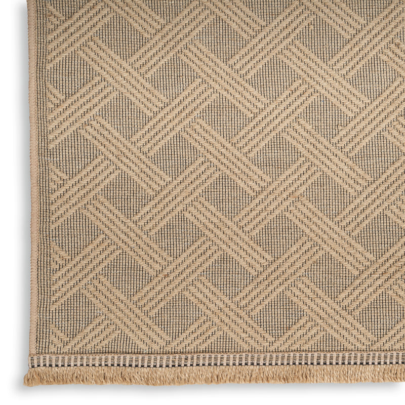 Nourison Washable Jute WSJ02 Natural Modern Indoor Rug