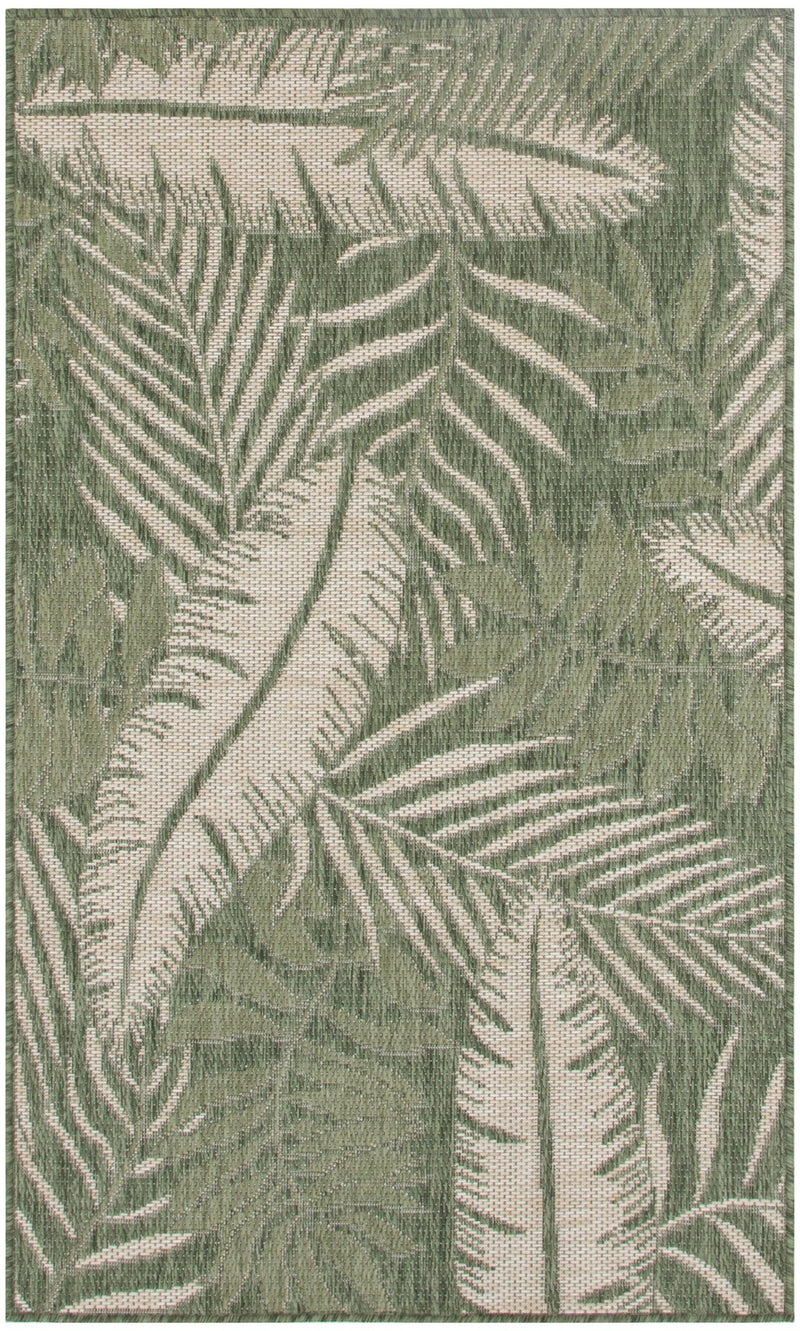 Nourison Garden Oasis GOA02 Green Ivory Outdoor Rug