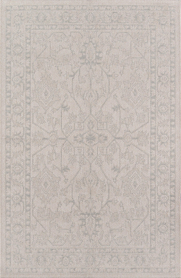 Downeast Grey Boothbay Designer Oriental Area Rug - Modern Rug Importers