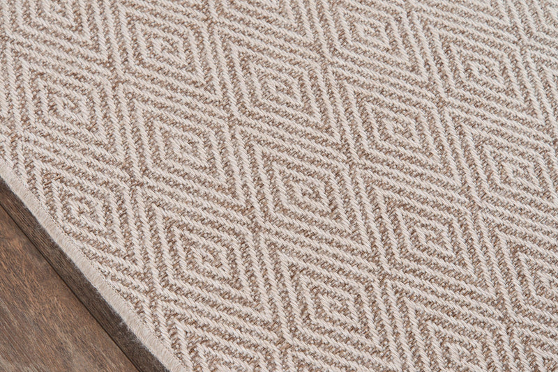 Downeast Natural Wells Designer Geometric Area Rug - Modern Rug Importers