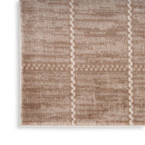 Nourison Serenity Home SRH05 Mocha Ivory Modern Indoor Rug