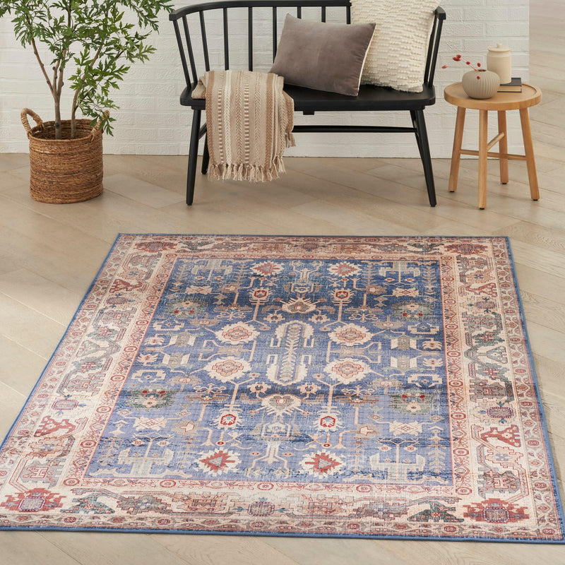 Nourison Vintage Home VNH02 Blue Bohemian Indoor Rug