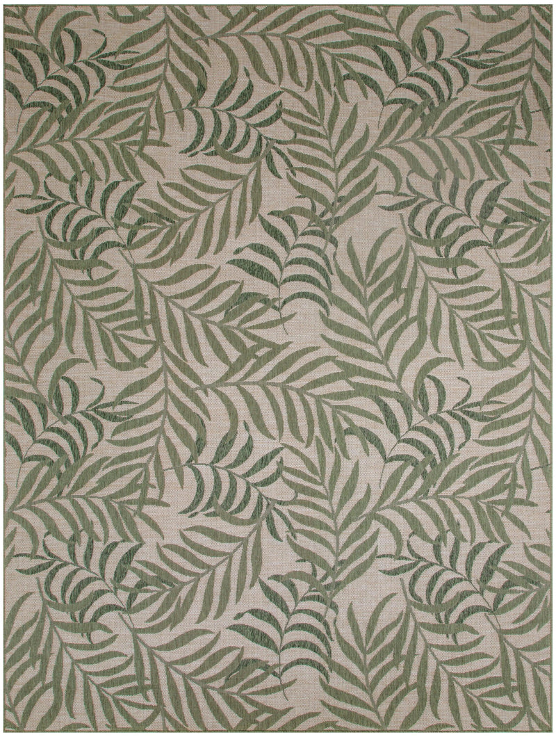 Nourison Garden Oasis GOA01 Ivory Green Outdoor Rug