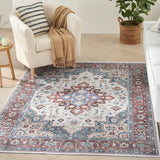 Nourison Vintage Home VNH04 Ivory Red Bohemian Indoor Rug