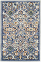 Nourison Home ALR03 Allur Light Blue Bohemian Indoor Rug