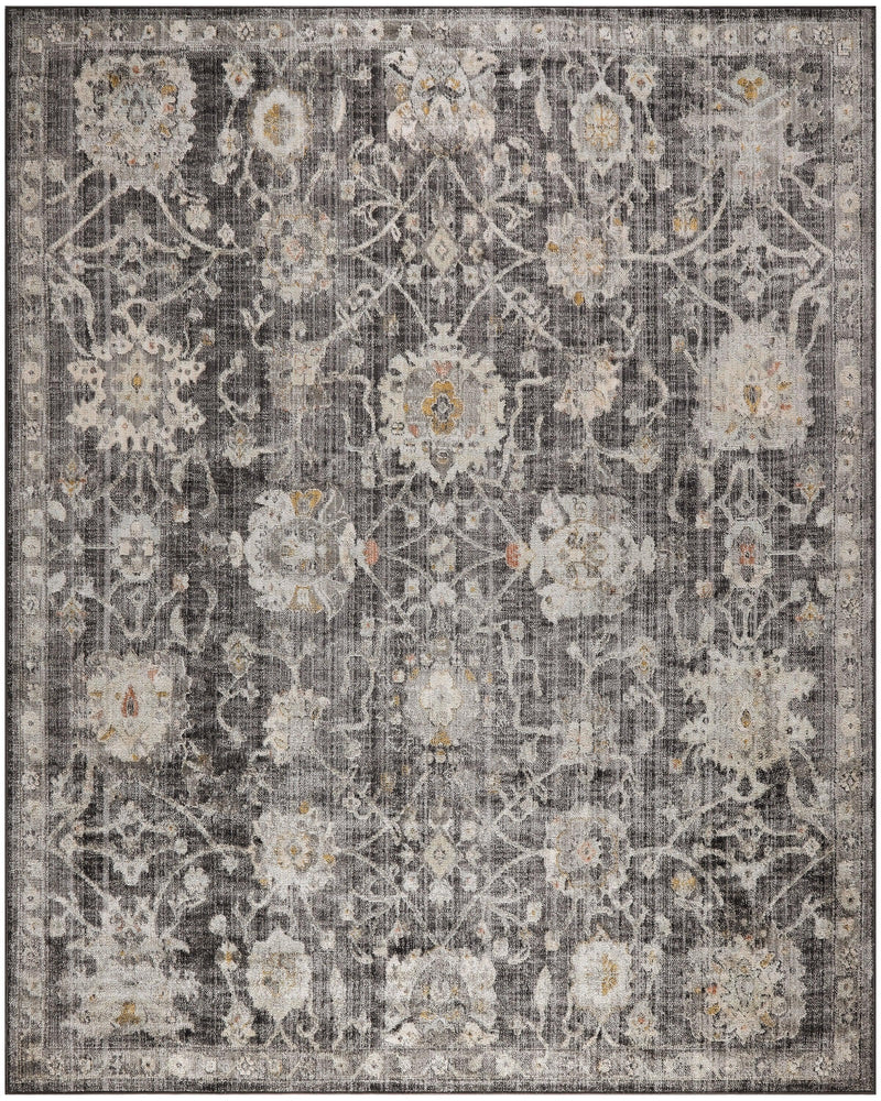 Nourison Oushak Home OUS01 Charcoal Vintage Indoor Rug