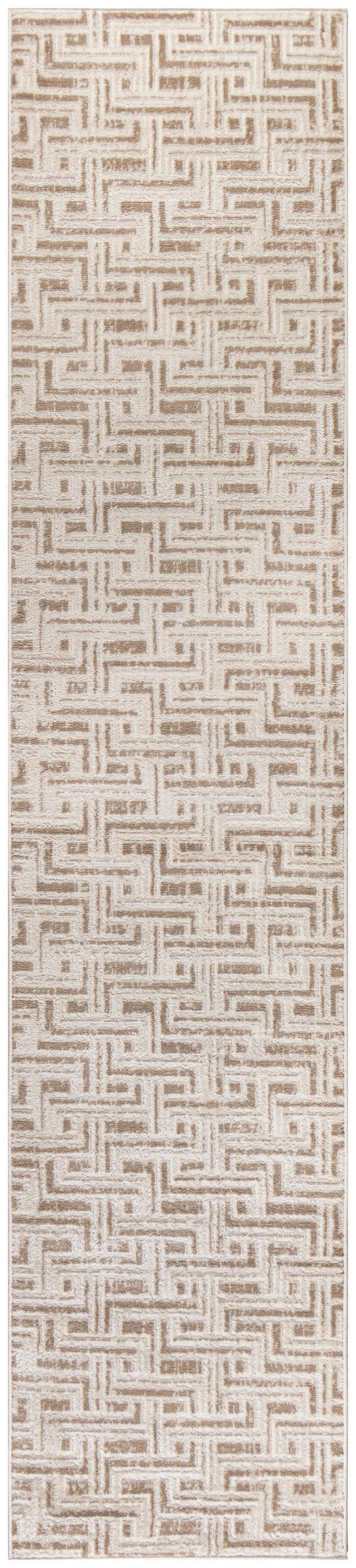 Nourison Serenity Home SRH04 Mocha Ivory Modern Indoor Rug