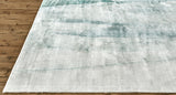 Emory Handwoven Lustrous Viscose Rug, Pale Sage Green, 8ft x 10ft Area Rug - Modern Rug Importers