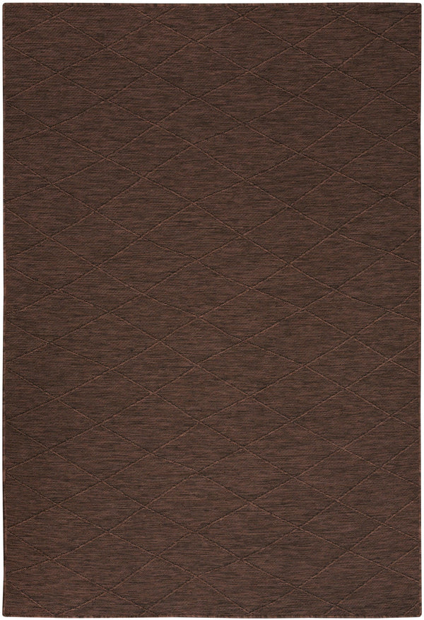 Nourison Washable Solutions WSL01 Mocha Modern Rug